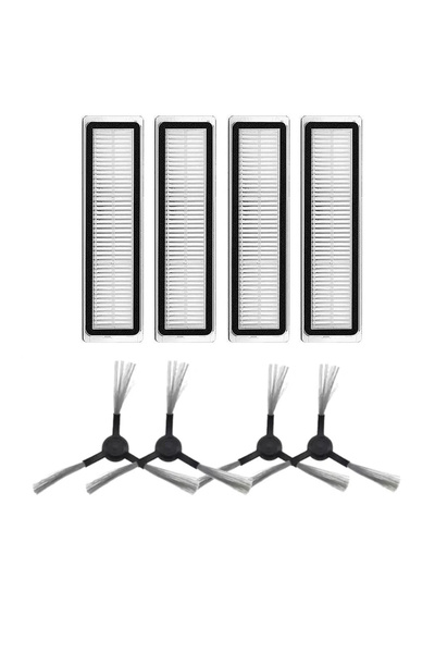 LİN GRUP Set de 8 piese de schimb compatibile cu aspiratorul robot Dreame L10...