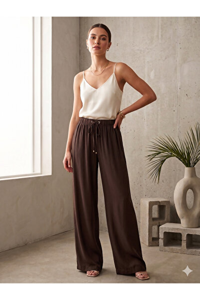 Elegant 2794 TENSEL BAGCIKLI PANTOLON