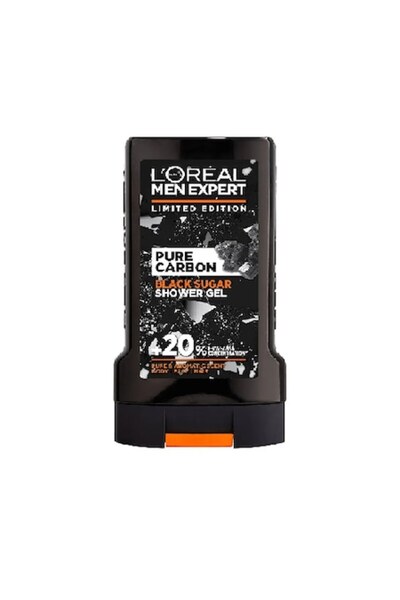 Men Expert L'Oreal Pure Carbon Shower Gel with black sugar, 250ml