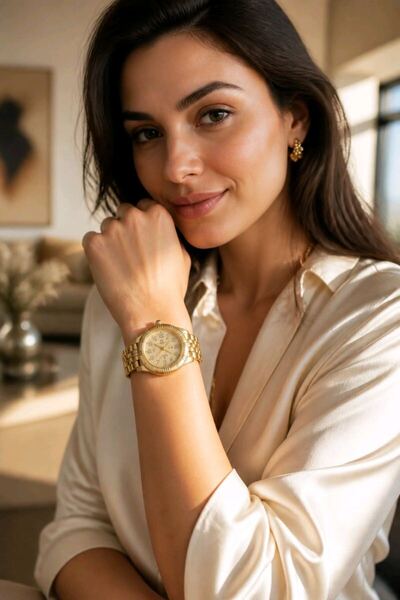 Monalisa Home Premium Metal Strap Watch