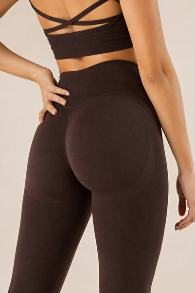 FOREVER MORE Joy Model Bešavne Leggings sa Visokim Strukom i Skupljenim Detaj...