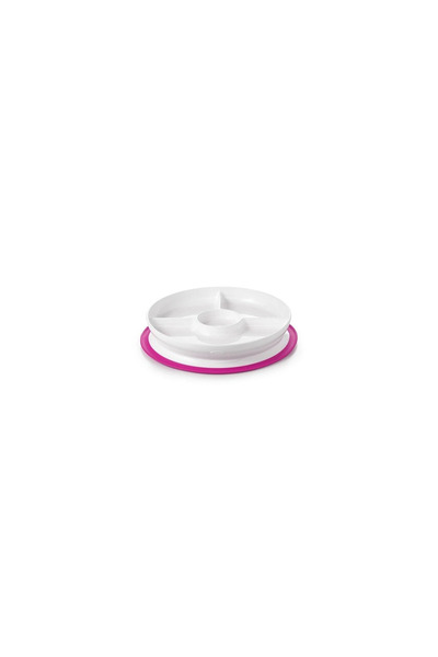 Oxo Farfurie din silicon cu ventuză, roz
