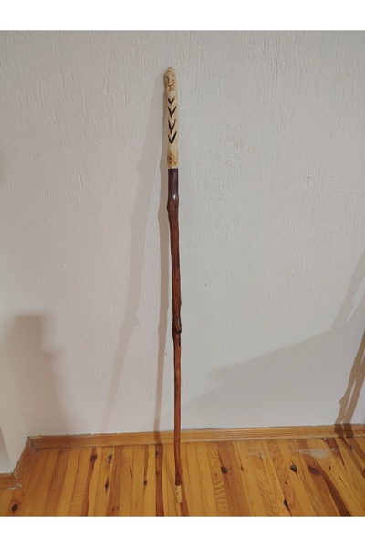 Tunca El yapımı baston 115 cm kiraz ağacından
