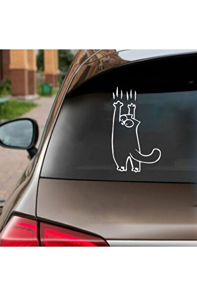 Hediyeni Al Sliding Cat Vehicle, Car, Auto, Motorcycle, Helmet, Laptop, Glass...