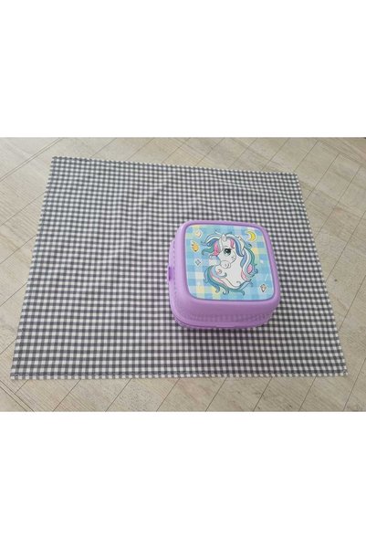 kumsal design Nutrition Cover Piti Checkered Gray Color