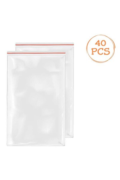 BAMI NETWORK Pungi depozitare ziplock transparente PE 13.8x21cm