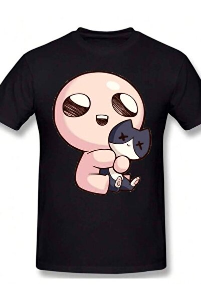 25W ملابس كاواي تي شيرت بطبعة شخصية جوبي كات من The Binding Of Isaac، تي شيرت...