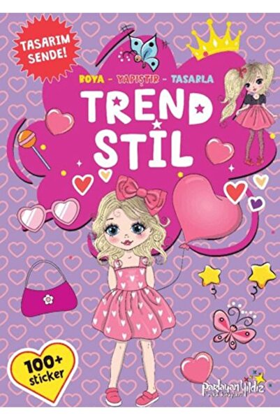 Parlayan Yıldız Trend Stil Boya-Yapıştır-Tasarla