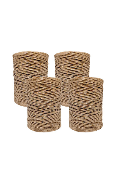 hobimon 760-800 Gr Imported Wrapped Paper Thread 4 Pieces Softened Color Code...