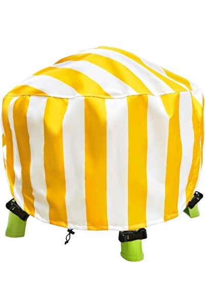 STARSTAR Children's sand and water play table cover, round outdoor furniture ...