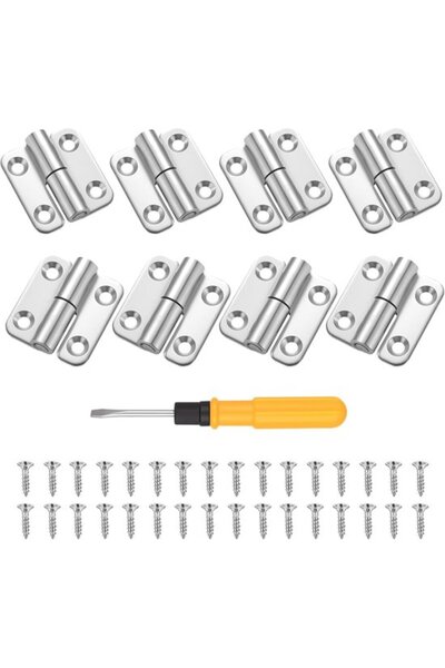 STARSTAR Stainless Steel Detachable Flag Hinges, Small Folding Lever Hinges f...