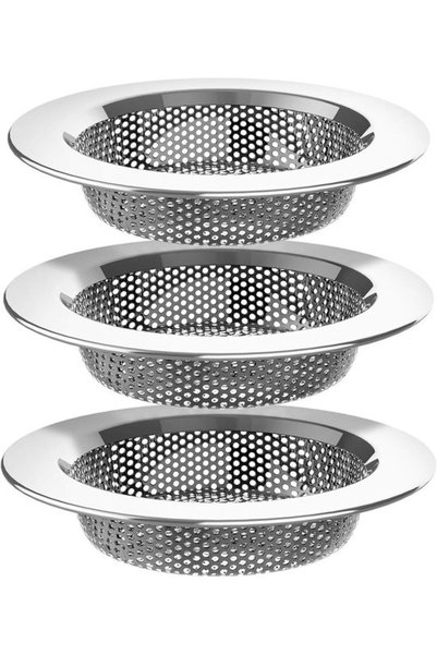 Morvena Picks Set de 3 filtre pentru chiuvetă de bucătărie - filtru de scurge...
