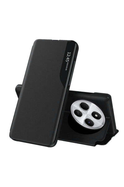 Techsuit Husă pentru Xiaomi Redmi 14C, Seria eFold, mov - negru