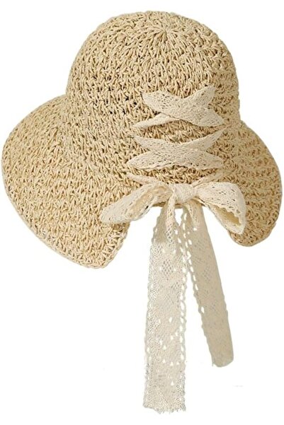 STARSTAR Women's straw hat for summer, sun hat with cute bow, soft and foldab...
