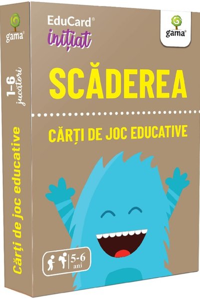 Gama Carti de joc educative - Scaderea