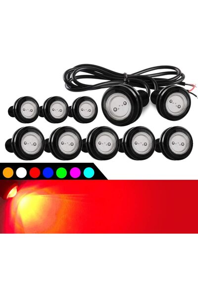 STARSTAR 10 High-Power 9W 23mm Eagle-Eye LED Daytime Running Lights, Fog Ligh...