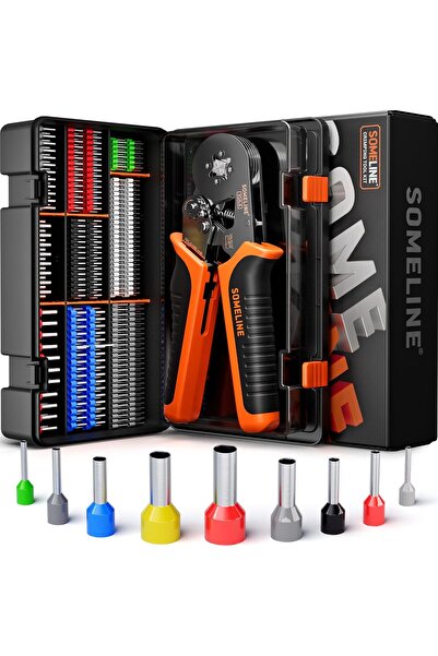 SOMELINE Clește de sertizat, Kit premium de sertizare cabluri electrice, 770 ...