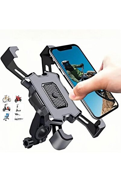 STARSTAR Universal 360° Rotatable Handlebar Phone Mount for Bicycle, Motorcyc...