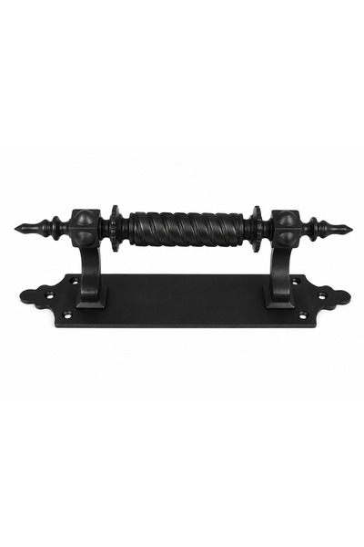 Condi Collection Mirrored Angled Brass Pull Handle |   280 mm |   Oxide Black...