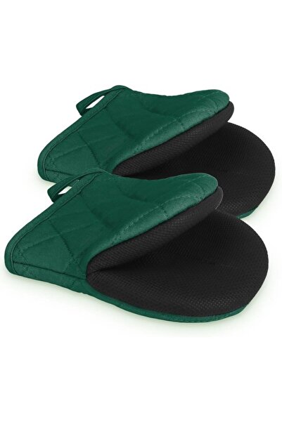 STARSTAR 1 Pair Mini Silicone Oven Mitts - Heat-Resistant Short Kitchen Glove...
