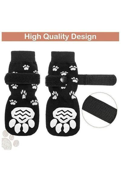 STARSTAR 2 pairs of non-slip pet socks for cats and dogs – cushioned design t...
