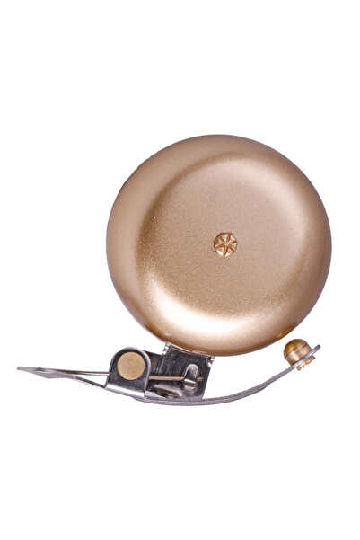 STARSTAR Brass-gold bicycle bell with alloy clip – vintage style