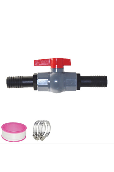 STARSTAR Ball valve with PVC fitting, one 1-inch (32 mm) gate valve, two 25 m...