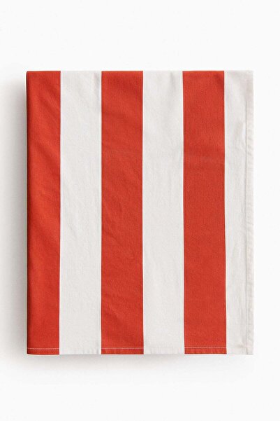 H&M Striped cotton tablecloth