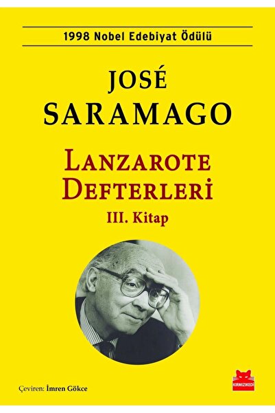 Kırmızı Kedi Yayınları Lanzarote Defterleri III. Kitap