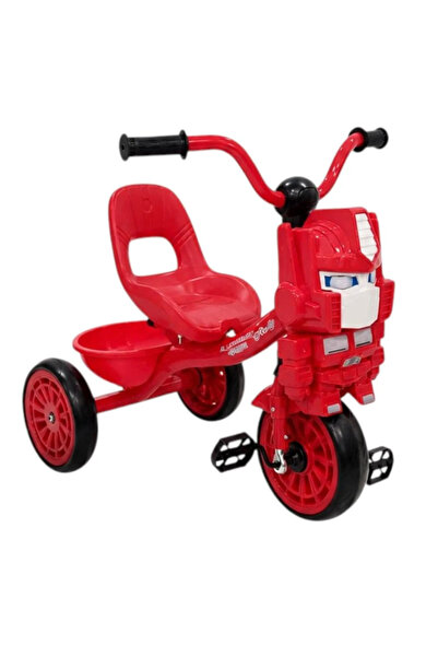 Leno Kids Robot Theme Tricycle With Rear Storage Basket & Easy-Grip Handlebars