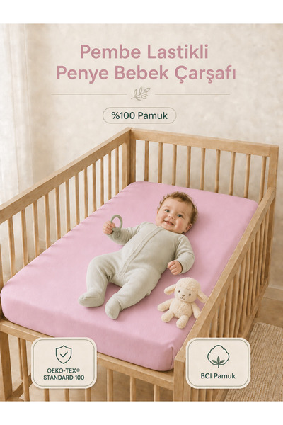 milay's life home collections 100% Cotton Combed Elastic Sheet for Your Baby....