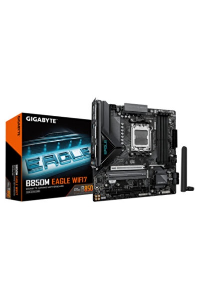 Gigabyte B850M Eagle WF7 AMD AM5 mATX Gaming (Oyuncu) Anakart