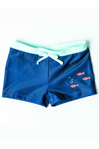 JOYCE Μαγιό boxer "Fishes" μπλε