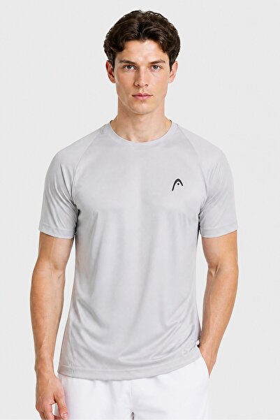 Head Men Classic Fit Short Sleeve Training T-Shirt, Grey
