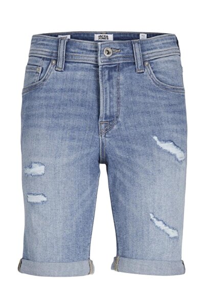 Jack & Jones Βερμούδα τζιν αγόρι "Rick" μπλε