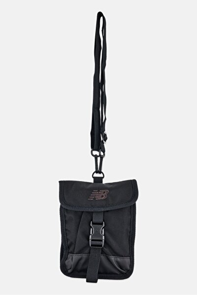 New Balance Men Embriodered Logo Cross Body Bag, Black