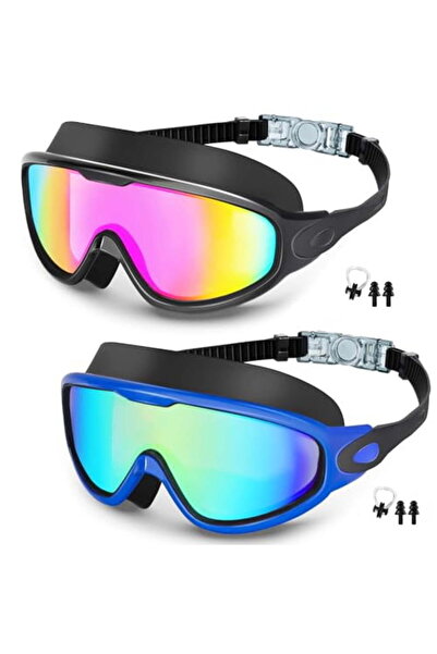 STARSTAR Children Swimming Goggles 2-Pack Anti-Fog UV Protection Unisex Leak-...