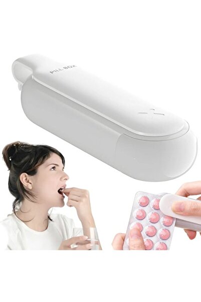 STARSTAR Blister Pack Easy Pill Dispenser Press Tool with Storage Compartment...