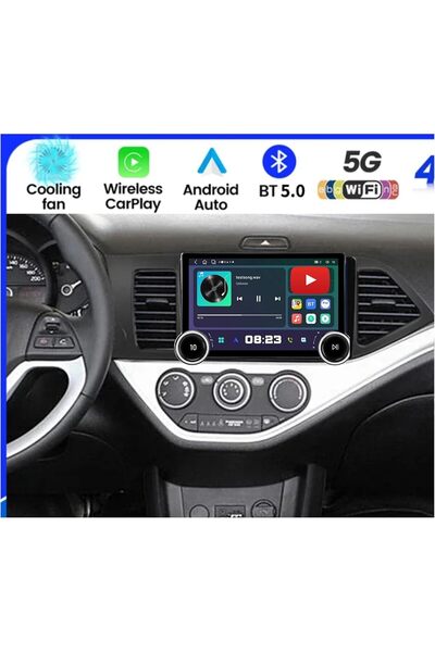 Carplayer Kia picanto android screen diamond dual knob model 2011-2016,8gb ra...