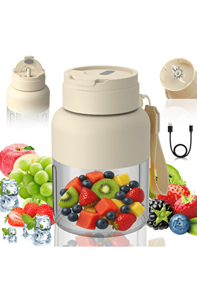STARSTAR mini blender - lid - & shoulder strap - making it For the gym - on t...