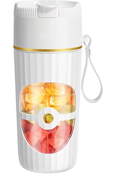 STARSTAR Cordless 450ml USB-C Portable Smoothie Blender with 6 Stainless Stee...