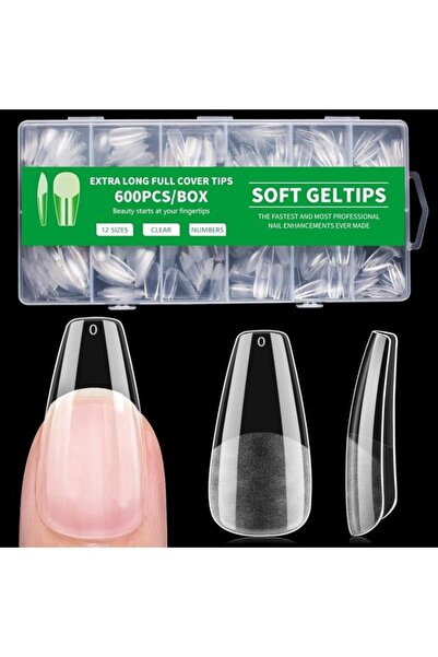 OEM 600 capsule pentru unghii în formă de migdală - Capsule din gel moale pen...