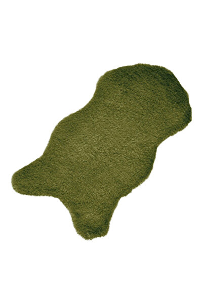 DecoDepot Blană artificială decorativă, verde, 50x25x2 cm
