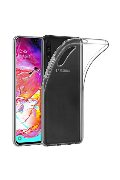 OEM Εξαιρετικά λεπτή θήκη TPU σιλικόνης για Samsung Galaxy A70 - Διαφανής