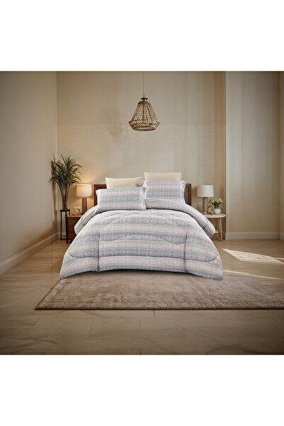 Lifestyle Queen Printed 4 Piece Reversible Comforter Set -170x240cms