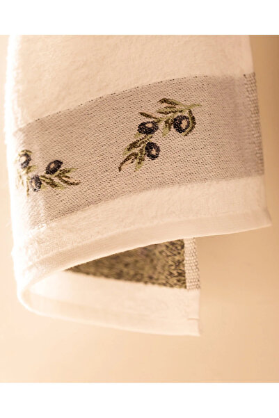Madame Coco Olive Kitchen Towel Set