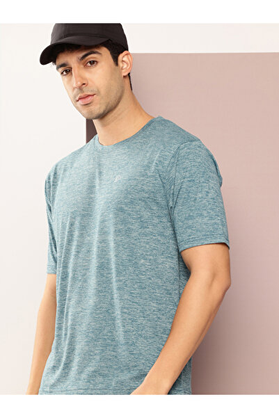 Dillinger By Styli Men Round Neck Melange T-Shirt