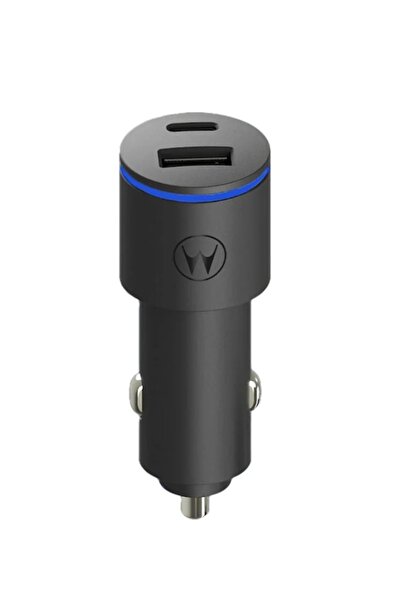 Motorola Încărcător auto 45W Dual USB-A/USB-C cu cablu USB-C de 1m