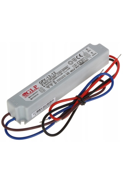 NO BRAND Sursă de alimentare 12V CC 1A 12W LED hermetică cu impuls