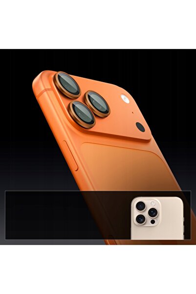 Spigen [2 bucăți] Sticlă lentilă cameră pentru iPhone 17 Pro Max/16 Pro/16 Pr...